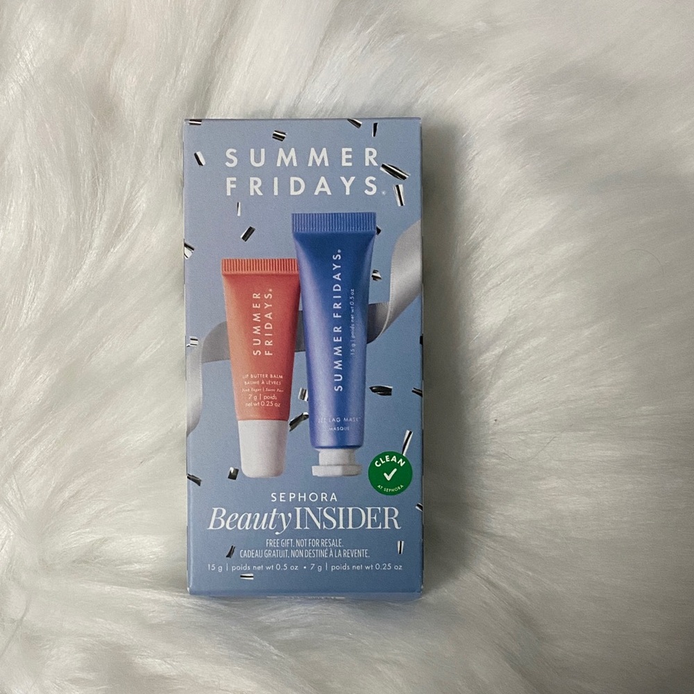 Sephora Summer Fridays gift set new in box